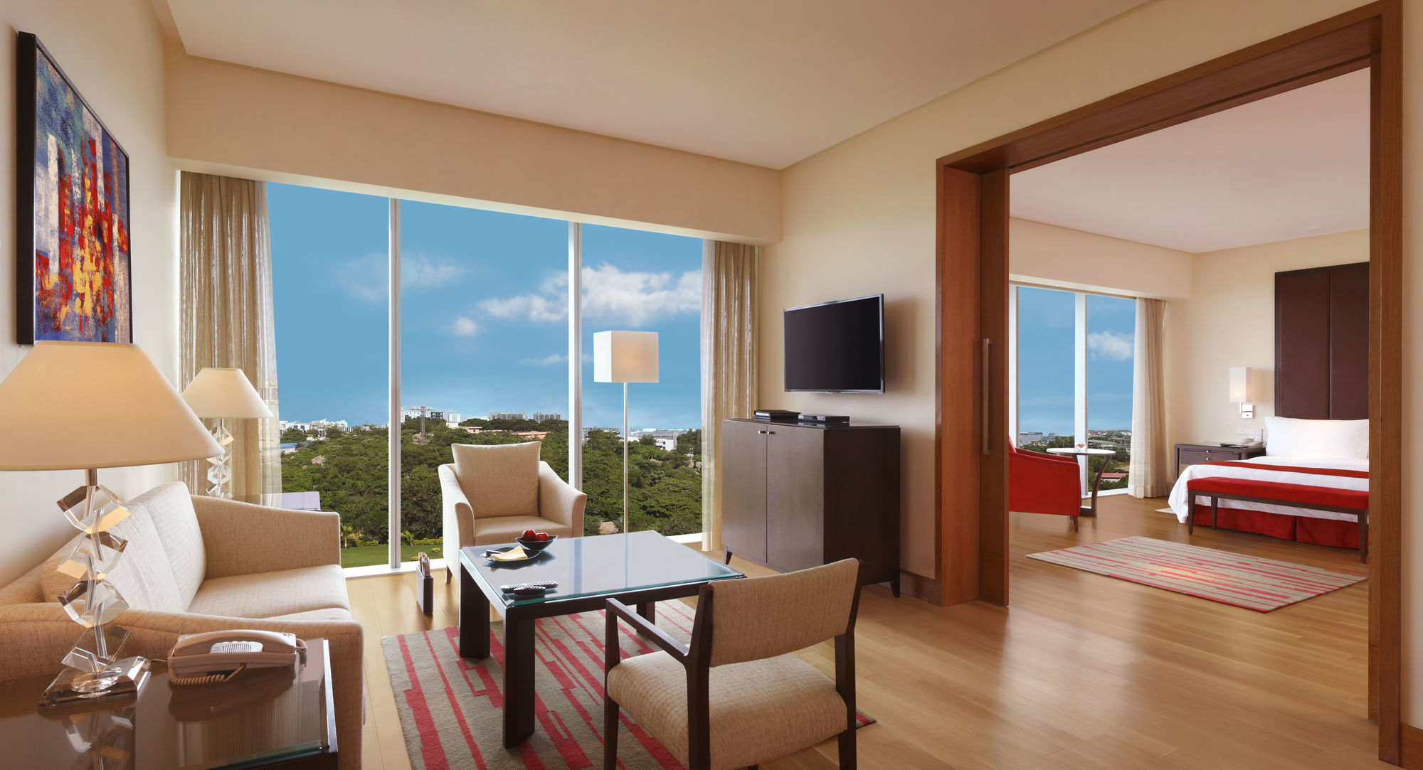 מלון Trident היידראבד חדר תמונה Suite at the Westin Hyderabad